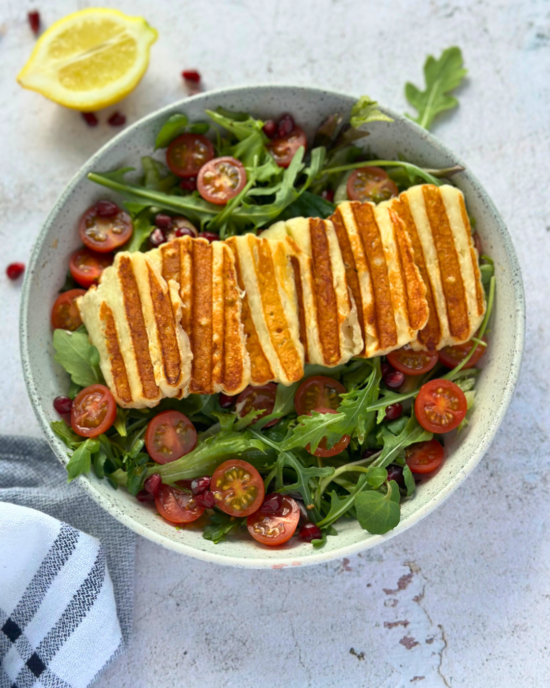 Grilled Halloumi Salad